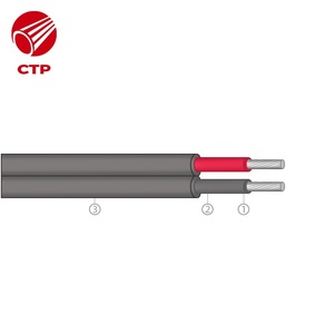 Best Price XLPE Insulation 2.5mm 4mm 6mm 8mm 10mm 16mm Twin Core Aluminum Conductor Photovoltaic Solar <b>Cable</b> <b>DC</b> Wire - Product Image 5
