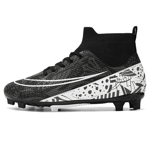 High-top Men's and Women's Anti-Slip Breathavility Football <strong>Boots</strong> Spiked Sports Shoes Soccer Training for All Seasons - Product Image 1