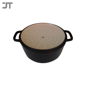 <span class=keywords><strong>Cocotte</strong></span> <span class=keywords><strong>en</strong></span> <span class=keywords><strong>fonte</strong></span> de grande taille, ronde, nouvelle, avec couvercle - Product Image 3