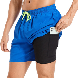 Short d'entraînement de performance avec ligne respirante, évacuant la sueur, short de fitness tendance 2025 pour hommes actifs - Product Image 3