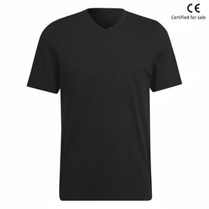 Approvisionnement direct usine – Nouveauté : <span class=keywords><strong>T</strong></span>-<span class=keywords><strong>shirt</strong></span> <span class=keywords><strong>homme</strong></span> coupe classique avec logo personnalisé, design simple, polyvalent et décontracté pour le quotidien - Product Image 1