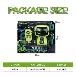 ของเล่นหุ่นยนต์บังคับวิทยุแบบอินเตอร์แอคทีฟของเล่นสำหรับเด็กเพลงเบาสนุกกับฟังก์ชั่นอินเตอร์คอม - Product Image 5