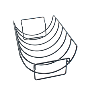 Grille à côtes de haute qualité de 14 pouces en acier inoxydable antiadhésive pour rôtir au charbon de bois, style moderne, personnalisable pour la cuisine et les pique-niques - Product Image 1
