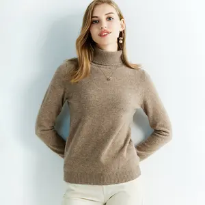 Factory Design 100 Fine Australian Merino Wool Knit Clothing Women's Luxury Pullover Custom Wool Cashmere Sweater