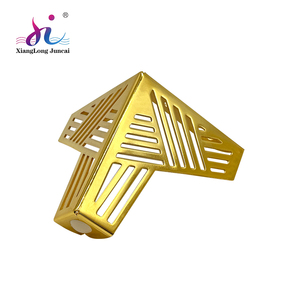 Quincaillerie en métal accessoires de meubles pieds de canapé <span class=keywords><strong>pied</strong></span> de support de meuble 13 motif décoratif creux <span class=keywords><strong>pied</strong></span> doré - Product Image 3