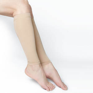 20-30mmHg Nude Medical Graduated Polyamide Elatane Compression Calf Chaussettes pour Infirmières Jambes - Product Image 5