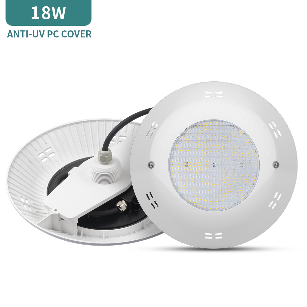 18W IP68 Waterproof AC/DC12V LED Surface Mounted Swimming Pool Light