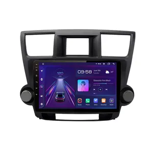 Wholesale Price Junsun 4G WiFi Car Play Android 10 For Toyota Highlander 2007-2013 Acclarentpivot Navigation Auto Radio