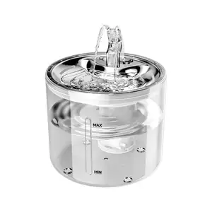 87oz Low Noise Automatic Pet Fountain Fluxo de água ajustável Cat Water Fountain