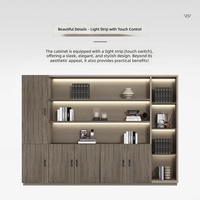 Escritorio Ejecutivo de Fábrica Directa, Moderno y Minimalista, Escritorio de Oficina Grande con Librero Lateral, Tomas de Corriente Integradas, Material PVC, Nuevo 2024
