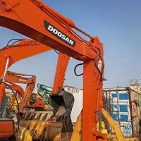 Offre Spéciale : Excavatrice sur pneus d'occasion Doosan DH140w-7/DH150-7 de 14 tonnes, moteur EPA CE, godet de 0,8 m, puissance de 98,4 kW, attache rapide, pour travaux routiers