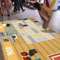 Projection interactive badine des jeux de plancher pour le centre commercial, centre d'enfants, terrain de jeu