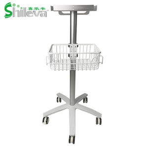 Carrito Médico Little Babi con Monitor, Superficie de Aleación de Aluminio, Ajustable, Móvil, para Uso Hospitalario - Product Image 1