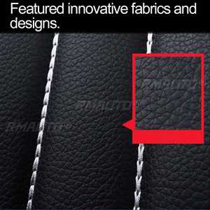 9 housses de siège auto en cuir PU, protection complète avant et arrière, universelles pour Peugeot, Nissan, Renault, VW - Product Image 5