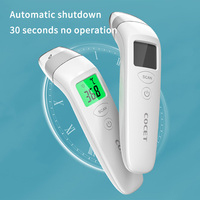 Thermomètre frontal numérique pour bébé avec écran LCD rétroéclairé, grand écran, emballage personnalisé