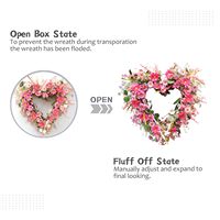 Promosi Grosir Karangan Bunga Cantik Berwarna-warni Bunga Buatan Musim Semi Dekorasi Plastik Garland