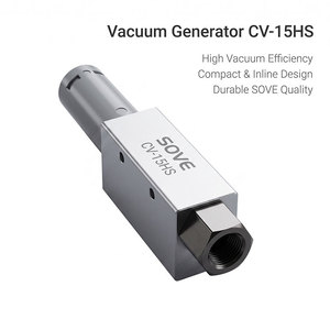 Generatore di Vuoto a Braccio Meccanico in Lega di Alluminio CV-10/15HSCK CV-10HS/15HS con Valvola di Aspirazione e Interruttore di Rilevamento - Product Image 3
