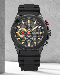 Reloj deportivo de moda para hombre, reloj de cuarzo con esfera grande resistente al agua, reloj de pulsera informal multifuncional - Product Image 6