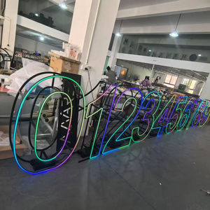 ตัวอักษรไฟนีออน RGB สำหรับงานปาร์ตี้ งานแต่งงาน บ้าน รถยนต์ ห้างสรรพสินค้า โฆษณา ติดตั้งง่าย ตกแต่งด้วยคำว่าแคปชัน ขนาด 3 ฟุต 4 ฟุต - Product Image 2