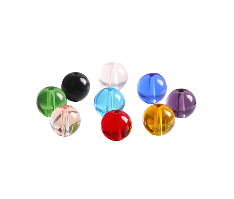 Popular Fashion Pattern DIY Red Black Blue Purple Transparent Green Crystal Glass Beads