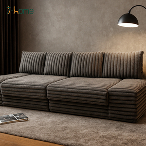 Nén <span class=keywords><strong>sofa</strong></span> đi văng xương <span class=keywords><strong>Sofa</strong></span> giường tùy chỉnh lớn vải vuông <span class=keywords><strong>sofa</strong></span> cho căn hộ & biệt thự sử dụng OEM ODM - Product Image 3