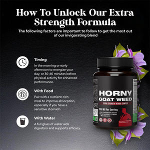 Kapsul Ekstrak Horny Goat Weed Kompleks, Kapsul Maca Root untuk Meningkatkan Energi dan Stamina untuk Pria dan Wanita - Product Image 6