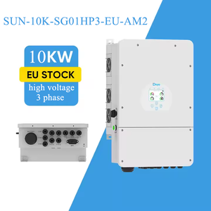 Stock UE pour <span class=keywords><strong>SUN</strong></span>-10K-SG01HP3-EU-AM2 Onduleur solaire hybride 10 kW Triphasé Haute tension Monophasé Efficacité 98% IP65 Solaire domestique - Product Image 1
