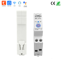 Disjoncteur intelligent Wi-Fi TUYA Smart Life 8-90VDC 63A avec mesure et surveillance, relais temporisé, alimentation à commutation d'état