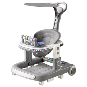 Nouveau Trotteur Pliant en Plastique 2026 pour Nouveau-né, Trotteur d'Apprentissage Assis-Debout Multifonctionnel pour Tout-petits et Enfants - Product Image 4