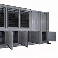 Banc de charge résistif en conteneur de 20 pieds, 3000 kW, homologué internationalement, haute puissance, AC0.4kV/AC0.38kV/AC415V