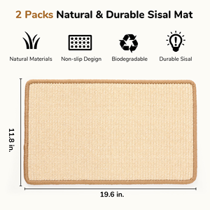 Wholesale Sisal Cat <b>Scratching</b> Mat Custom <b>Scratching</b> <b>Pad</b> for Indoor Cats with Adhesive Hook Loop Tape Indoor Cat <b>Scratching</b> <b>Pad</b> - Product Image 2