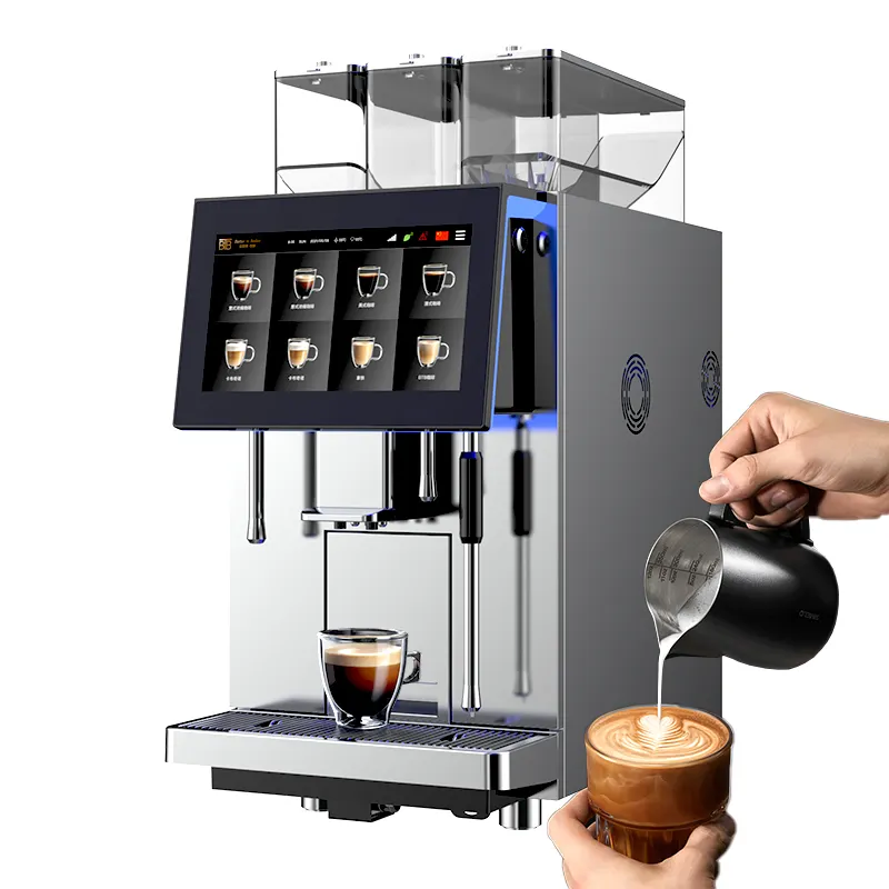 Bean To Cup Espresso Coffee Maker Countertop Fully Automatic Coffee Machine Commercial Coffee Machine