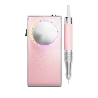 Outil de polissage des ongles silencieux et absorbant les chocs, perceuse à ongles portable avec batterie rechargeable pour une utilisation confortable