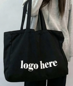 Bolsa de lona con asa ancha personalizada, bolsa de lona deportiva con impresión de letras de seda personalizada para el mejor uso diario - Product Image 3