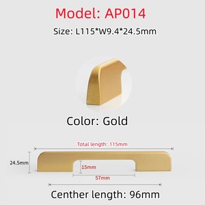 Hot Sale Kitchen Furniture Cabinet <strong>Knob</strong> <strong>Drawer</strong> Handle Aluminium Alloy Cabinet Handles Furniture Hardware Bedroom Decoration <strong>Knob</strong> - Product Image 5