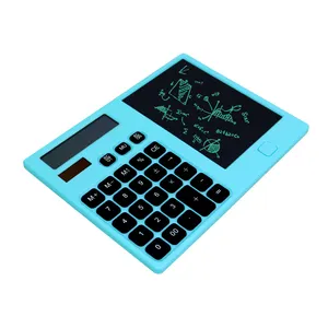 6英寸液晶写字板太阳能计算器教学资源桌面计算器高中基本计算器记事本