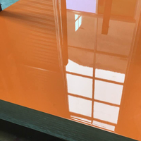 Panneau décoratif en MDF haute brillance UV, résistant à l'humidité, feuille stratifiée pour meubles, armoires de cuisine et entrepôts