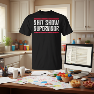 Camiseta de Supervisor de la Situación Desastrosa para Mamá, Papá, Jefe, Gerente, Maestro - Product Image 3
