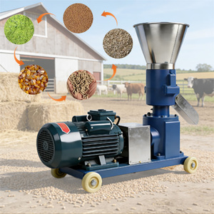 Machine à granulés de feuilles de manioc Strosen, moulin à granulés rotatif pour chèvres, moutons et lapins, fourrage tropical - Product Image 1