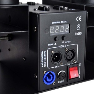 نظام إطلاق كهربائي بأربع رؤوس DMX 512 للنثار والشرائط مع أربع طلقات - Product Image 5