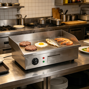 Commercial Stainless Steel Electric <b>Griddle</b> <b>Flat</b> <b>Top</b> Grill For Restaurant Kitchen Equipment 220-240V CE Certified - Product Image 3