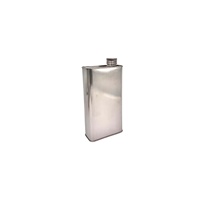 Boîte rectangulaire en acier inoxydable de 1L, 950ML, 700ML avec impression offset pour l'emballage de cosmétiques, de gel douche et de produits de toilette