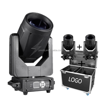 Luz Móvil de Cabeza con Lámpara Sharp de 380W, Doble Prisma, Efecto Arcoíris, 14 Colores, para DJ, Bodas y Conciertos