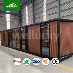 Casa Contenedor Expandible <span class=keywords><strong>de</strong></span> Doble Ala, 2-<span class=keywords><strong>3</strong></span> Dormitorios, Hogar Modular Prefabricado, Cabaña Móvil <span class=keywords><strong>para</strong></span> Vivienda Familiar y Casa <span class=keywords><strong>de</strong></span> Huéspedes - Product Image 1