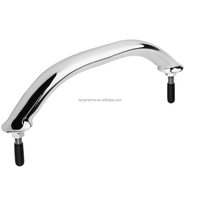 Main courante de sécurité en acier inoxydable robuste à poignée ovale, qualité marine, anti-corrosion, poli miroir, résistant à l'eau salée