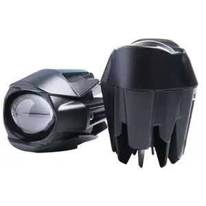 TACPRO 60w Dual Color 3000K 6000K Led Driving Light Mini Led Projector fog lamp led Lens For Car Motorcycle