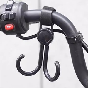 Double Hook Universal Mounting Strap With Velcro For Motorcycle Helmet Bicycle Pedal Storage Accessory - Product Image 2