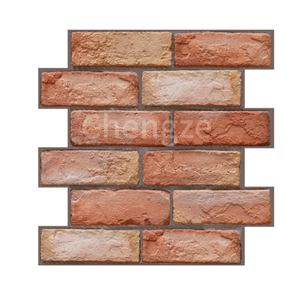 Adesivo Murale 3D Geometrico Effetto Mattoni, Pannello in PVC, Decorazione Moderna <span class=keywords><strong>per</strong></span> la Casa, Carta da Parati Rimovibile <span class=keywords><strong>per</strong></span> <span class=keywords><strong>Cucina</strong></span> - Product Image 2