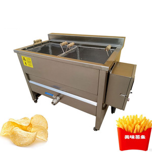 <span class=keywords><strong>Prix</strong></span> d'usine Machine à blanchir les pommes de terre Blanchisseur industriel 1 2 3 paniers 150 <span class=keywords><strong>kg</strong></span> par heure Blanchisseur de légumes et de fruits - Product Image 2