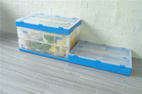Forme de rectangle personnalisé de haute qualité caisse d'injection PP boîte solide multifonctionnelle conception pliable